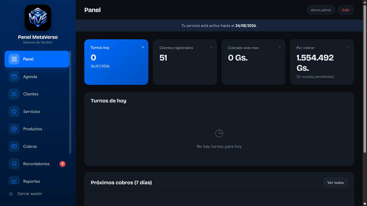Sistema de Gestión en computadora